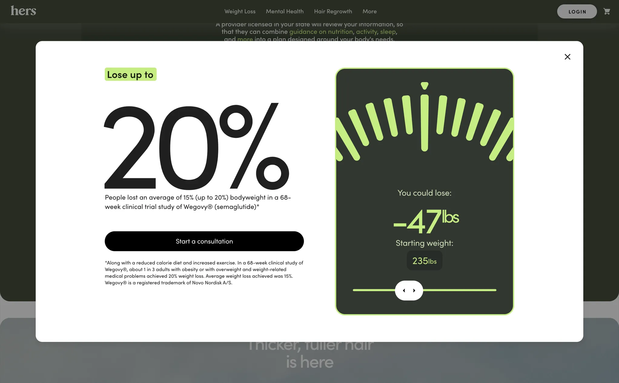 Hers' BMI Calculator