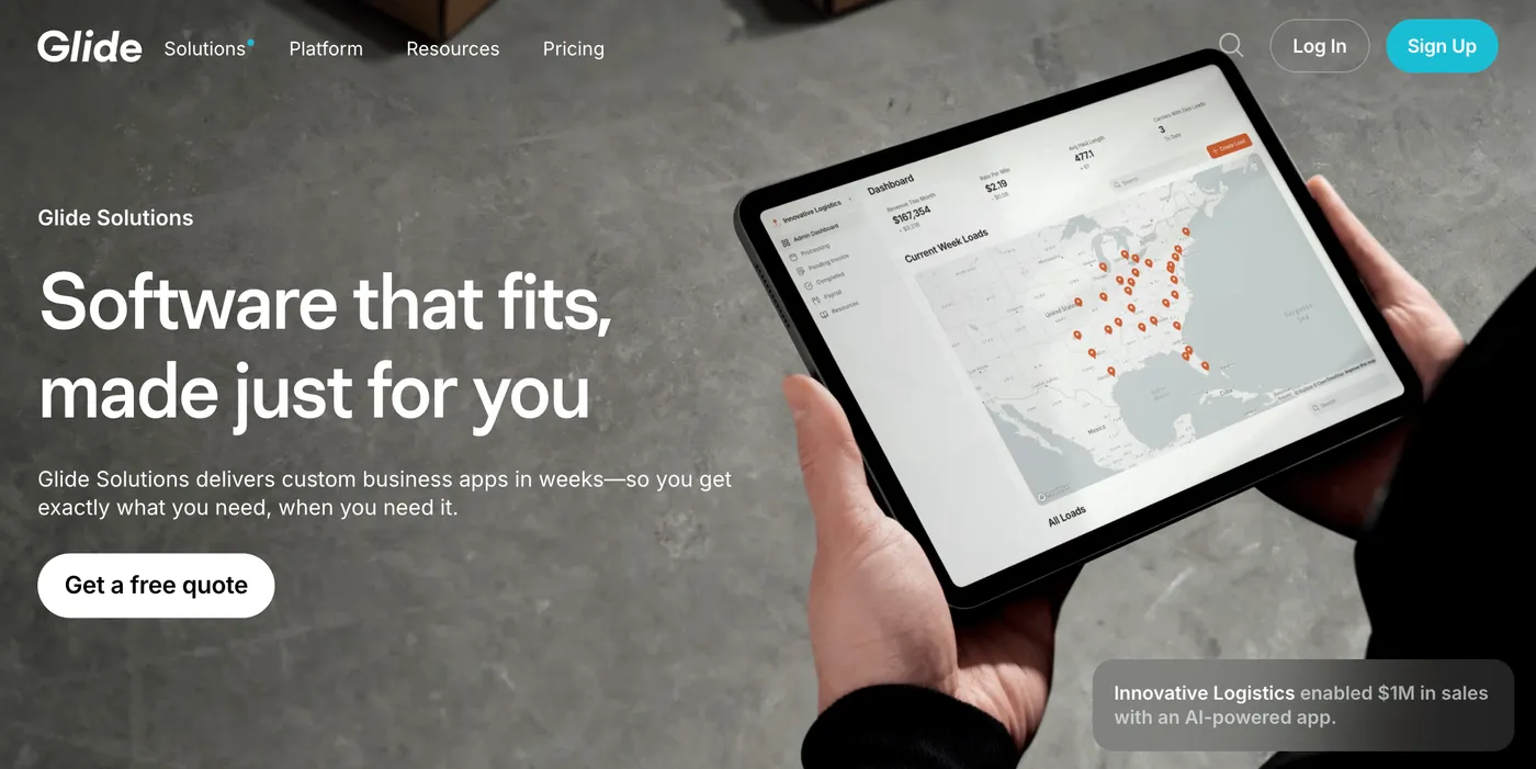 Glide's Product Showcase