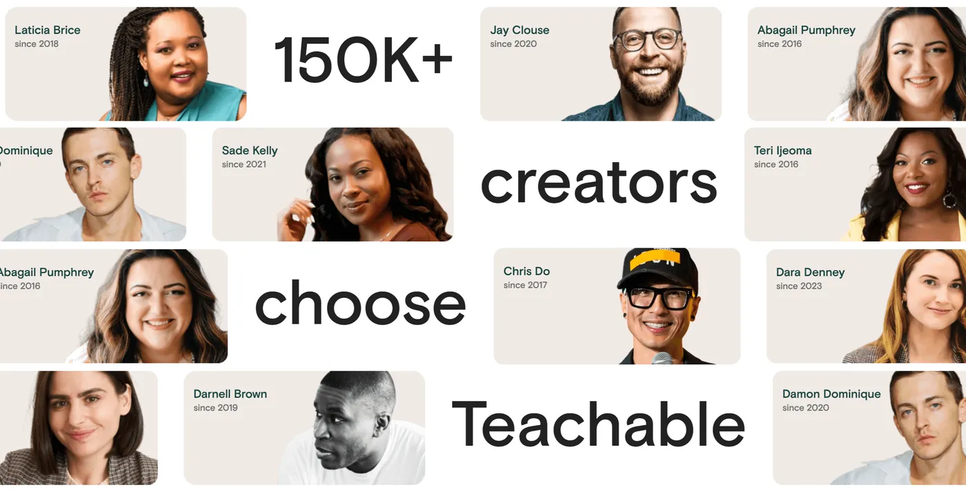 Teachable's Customer Showcase